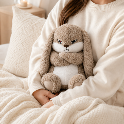 Peluche de Conejo Enfadado